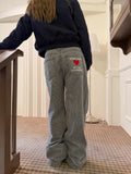 CCYE LOOSE STRAIGHT LEG JEANS