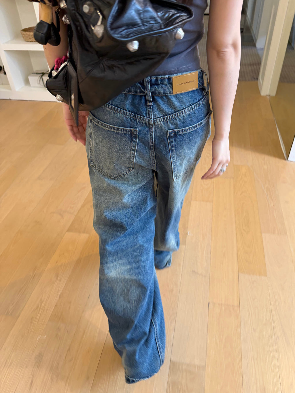 CCYE WASHED VINTAGE STRAIGHT LEG JEANS