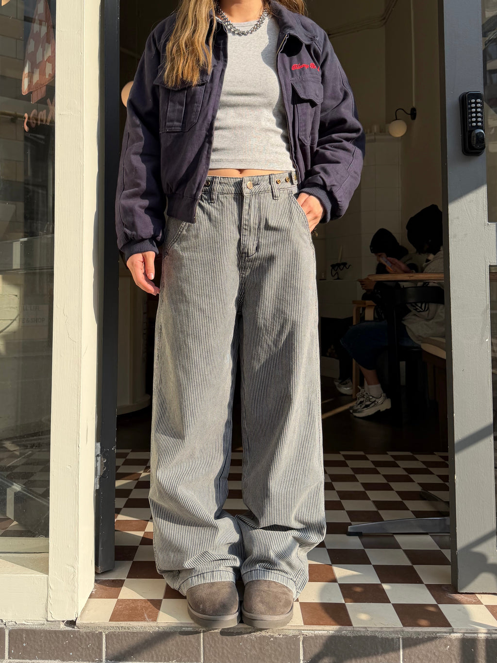 CCYE LOOSE STRAIGHT LEG JEANS