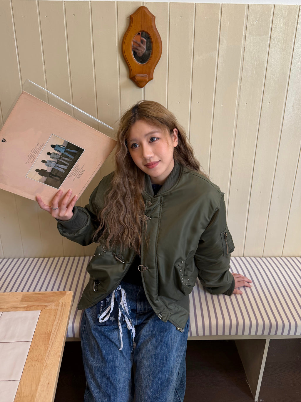 CCYE BOMBER CROPPED WIDE COTTON JACKET COAT