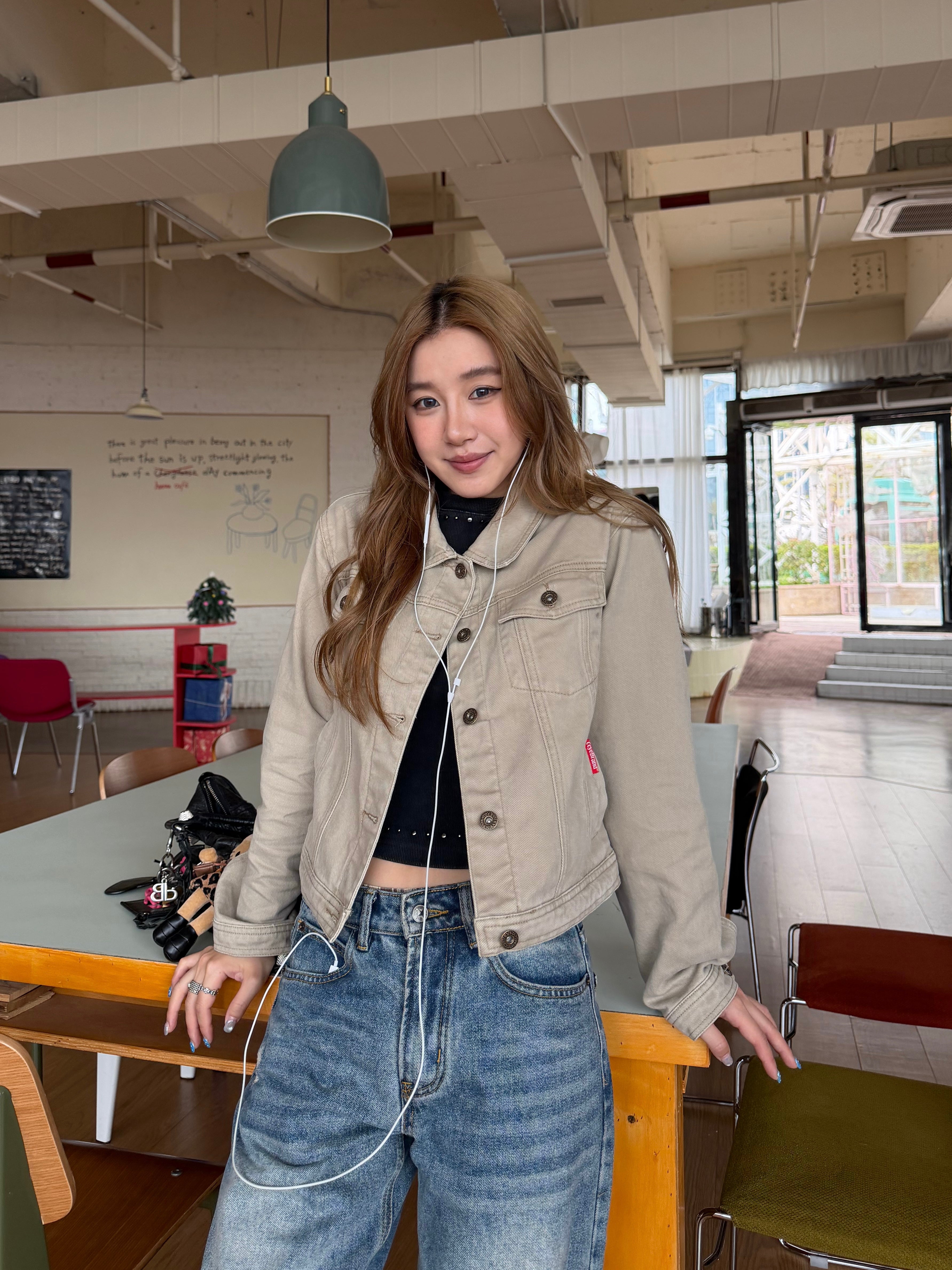 CCYE REGULAR SHOULDER WORKWEAR WOMEN'S COTTON CLEANFIT JACKET