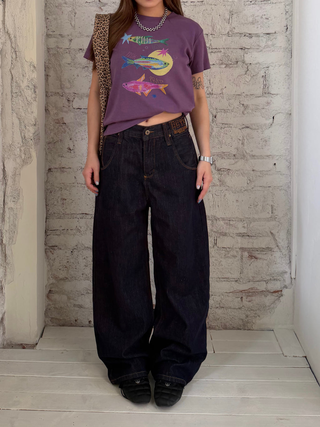 CCYE STRAIGHT LEG LOOSE FIT CASUAL JEANS