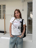 CCYE ORIGINAL VINTAGE PRINT REGULAR SHOULDER SHORT SLEEVE TEE